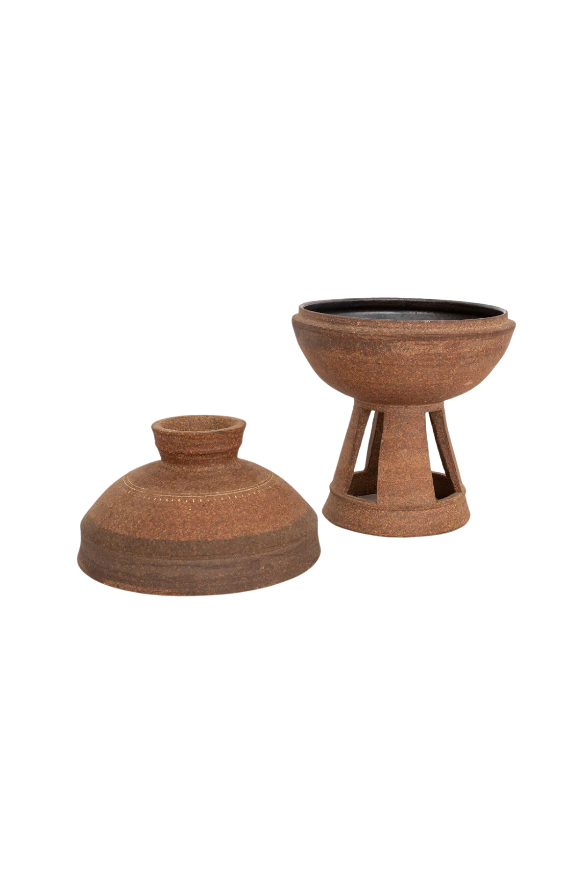 Korean Silla Style Pedestal Bowl